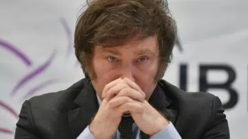 Javier Milei pensando