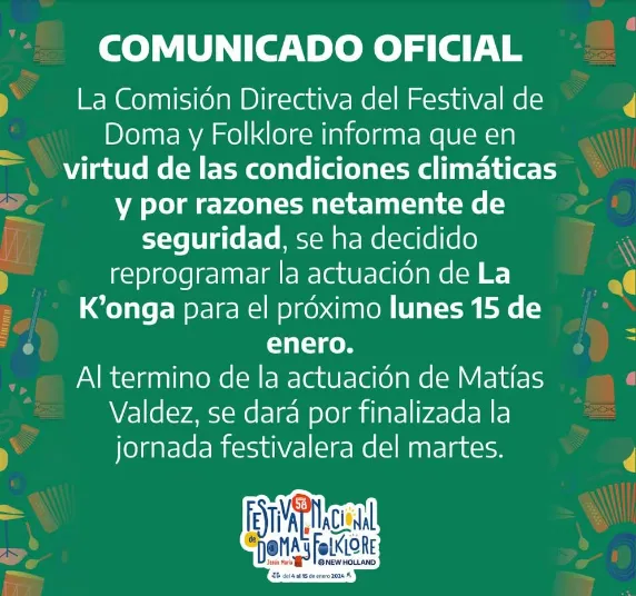 comunicado oficial
