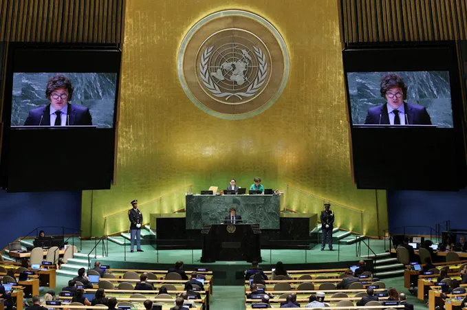 Milei en la ONU
