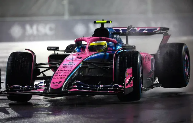 Colapinto Las Vegas lluvia