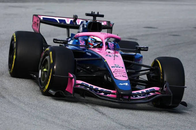 Colapinto práctica Barcelona