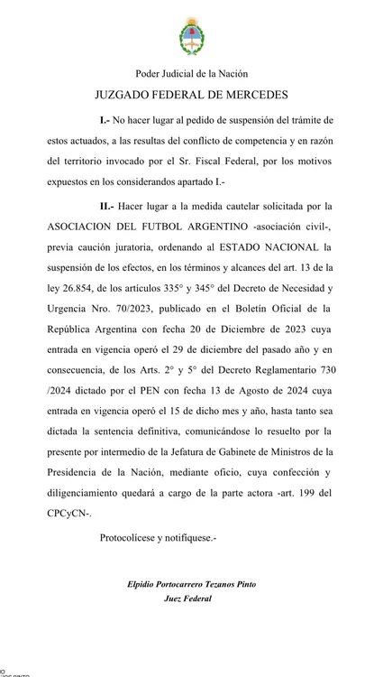 AFA contra SAD
