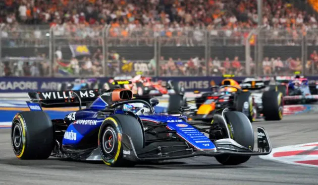 Colapinto carrera Singapur