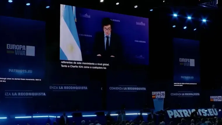 el-video-que-grabo-javier-milei-y-que-se-reprodujo-europa-viva-2025