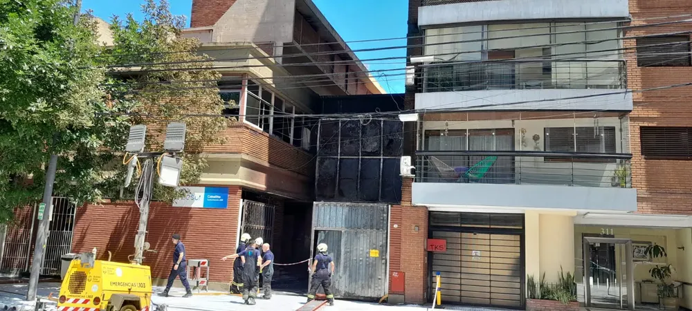 Incendio subestación Edesur