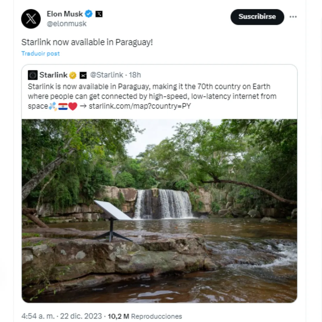 starlink paraguay