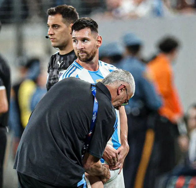 Messi contractura