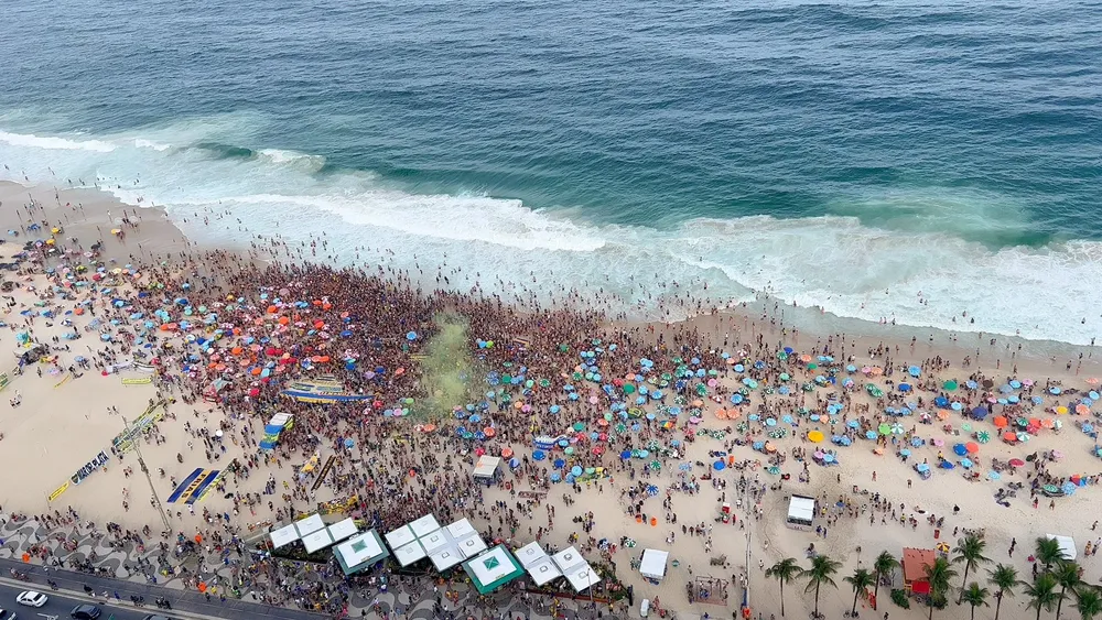 Banderazo Boca en Rio