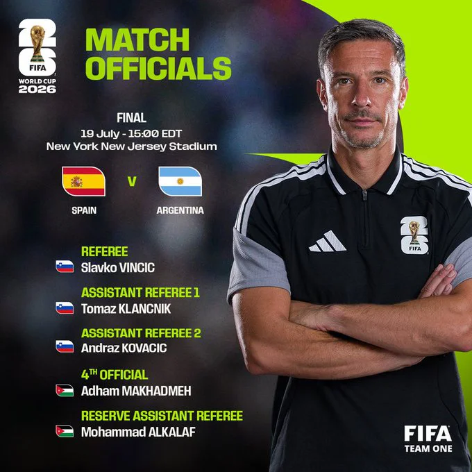Árbitro Argentina España