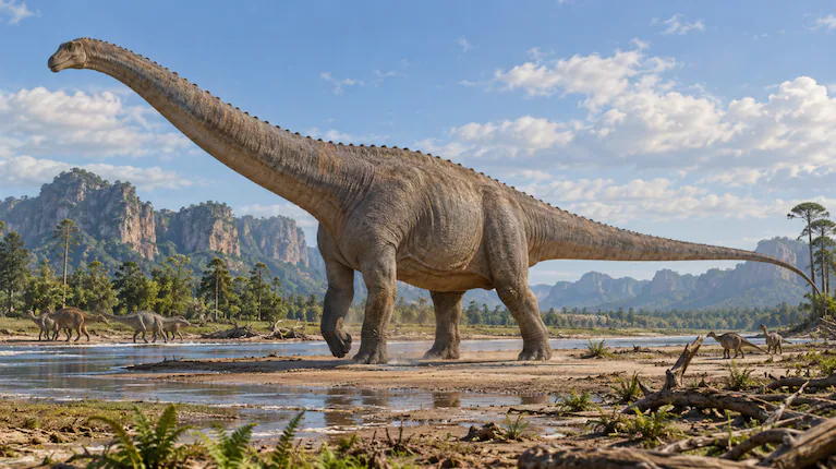 una-recreacion-ilustrativa-del-nagatitan-chaiyaphumensis-el-dinosaurio-gigante-identificado-a-partir-de-fosiles-hallados-en-tailandia-imagen-ilustrativa-creada-con-ia-46K6HKV5XBE75AGPM2LZYSBGYY