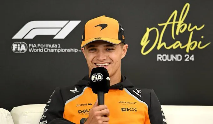 Lando Norris práctica Abu Dhabi