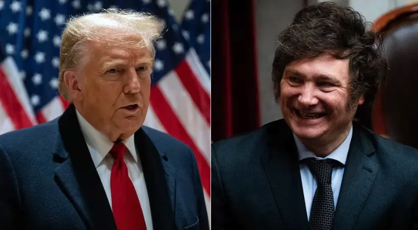 trump y milei