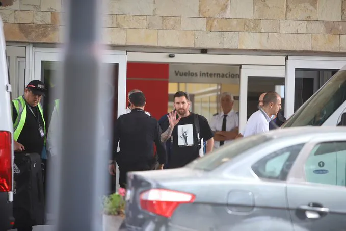 Messi aeropuerto