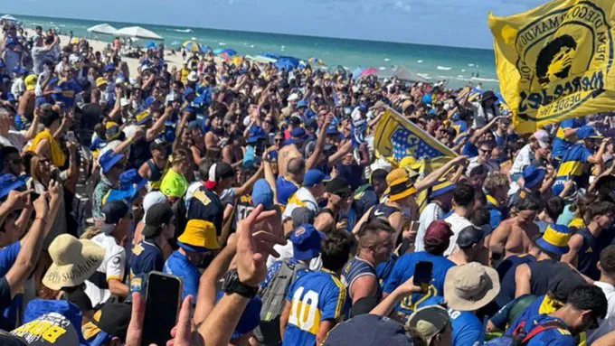Banderazo Boca Miami