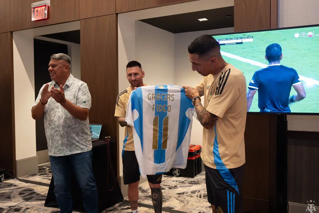 Di María camiseta despedida